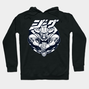 Jeeg Robot Black and White version Hoodie